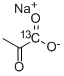 PYRUVIC ACID, SODIUM SALT (1-13C) Structure