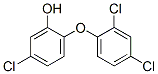 5-chloro-2-(2,4-dichlorophenoxy)phenol Structure