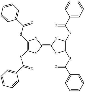 2,3,6,7-TETRAKIS(BENZOYLTHIO)TETRATHIAFULVALENE Structure