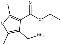 4-AMINOMETHYL-2,5-DIMETHYL-FURAN-3-CARBOXYLIC ACID ETHYL ESTER Structure