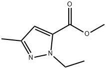 METHYL 1-ETHYL-3-METHYL-1H-PYRAZOLE-5-CARBOXYLATE Structure