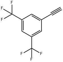 3,5-BIS(TRIFLUOROMETHYL)PHENYLACETYLENE Structure