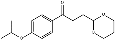 3-(1,3-DIOXAN-2-YL)-4'-ISOPROPOXYPROPIOPHENONE Structure