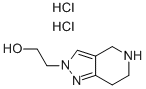 2-(4,5,6,7-TETRAHYDRO-2H-PYRAZOLO[4,3-C]PYRIDIN-2-YL)ETHANOL, HYDROCHLORIDE Structure