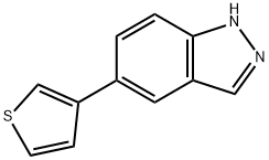 5-THIOPHEN-3-YL-1H-INDAZOLE Structure