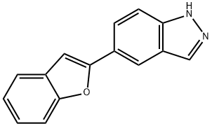 5-BENZOFURAN-2-YL-1H-INDAZOLE Structure