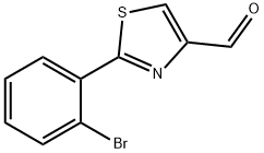 2-(2-BROMO-PHENYL)-THIAZOLE-4-CARBALDEHYDE Structure