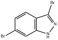 3,6-DIBROMO (1H)INDAZOLE Structure