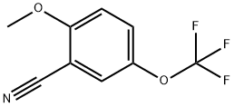 2-METHOXY-5-TRIFLUOROMETHOXY-BENZONITRILE Structure