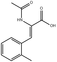 ALPHA-ACETAMIDO-2-METHYLCINNAMIC ACID Structure