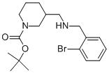 1-BOC-3-[(2-BROMO-BENZYLAMINO)-METHYL]-PIPERIDINE Structure