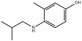 4-(2-METHYL-PROPYLAMINO)-3-METHYL-PHENOL Structure