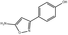 4-(5-AMINO-ISOXAZOL-3-YL)-PHENOL Structure