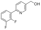 [6-(2,3-DIFLUOROPHENYL)PYRIDIN-3-YL]METHANOL Structure