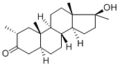 17A-METHYL-DROSTANOLONE Structure