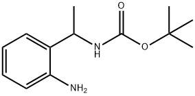 [1-(2-AMINO-PHENYL)-ETHYL]-CARBAMIC ACID TERT-BUTYL ESTER Structure