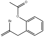 3-(2-ACETOXYPHENYL)-2-BROMO-1-PROPENE Structure