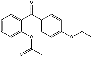 2-ACETOXY-4'-ETHOXYBENZOPHENONE Structure