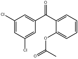 2-ACETOXY-3',5'-DICHLOROBENZOPHENONE Structure