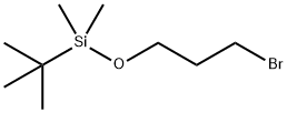 (3-BROMOPROPOXY)-TERT-BUTYLDIMETHYLSILANE Structure