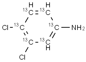 3,4-DICHLOROANILINE-UL-14C Structure