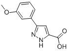 5-(3-METHOXY-PHENYL)-2H-PYRAZOLE-3-CARBOXYLIC ACID Structure