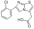 6-(2-CHLOROPHENYL)IMIDAZO[2,1-B]THIAZOLE-3-ACETIC ACID Structure