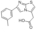 6-(3-METHYLPHENYL)IMIDAZO[2,1-B]THIAZOLE-3-ACETIC ACID Structure