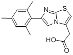 6-(2,4,6-TRIMETHYLPHENYL)IMIDAZO[2,1-B]THIAZOLE-3-ACETIC ACID Structure