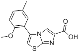 3-(2-METHOXY-4-METHYLPHENYL)IMIDAZO[2,1-B]THIAZOLE-6-CARBOXYLIC ACID Structure