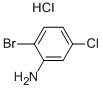 2-BROMO-5-CHLOROBENZENAMINE HYDROCHLORIDE Structure