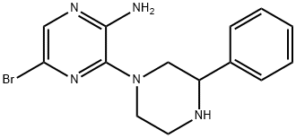 6'-BROMO-3-PHENYL-3,4,5,6-TETRAHYDRO-2H-[1,2']BIPYRAZINYL-3'-YLAMINE Structure