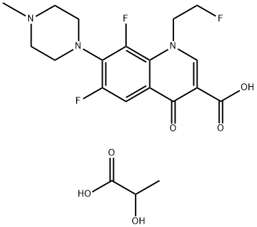 FLEROXACINLACTATE Structure