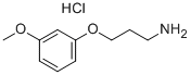 3-(3-METHOXY-PHENOXY)-PROPYLAMINE HYDROCHLORIDE Structure