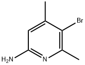 2-AMINO-5-BROMO-4 6-DIMETHYLPYRIDINE Structure