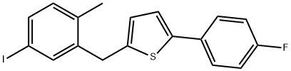 898566-17-1 2-(4-Fluorophenyl)-5-[(5-iodo-2-methylphenyl)methyl]thiophene