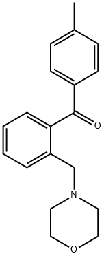 4'-METHYL-2-MORPHOLINOMETHYL BENZOPHENONE Structure