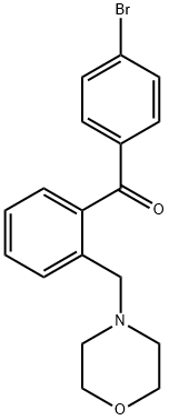 4'-BROMO-2-MORPHOLINOMETHYL BENZOPHENONE Structure