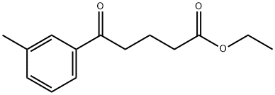 ETHYL 5-(3-METHYLPHENYL)-5-OXOVALERATE Structure