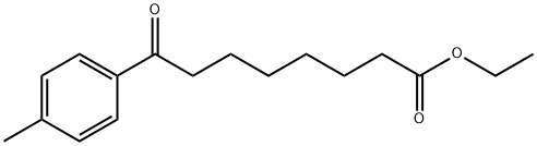 ETHYL 8-(4-METHYLPHENYL)-8-OXOOCTANOATE Structure