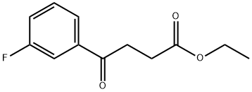 ETHYL 4-(3-FLUOROPHENYL)-4-OXOBUTYRATE Structure