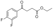 ETHYL 4-(3,4-DIFLUOROPHENYL)-4-OXOBUTYRATE Structure