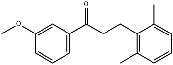 3-(2,6-DIMETHYLPHENYL)-3'-METHOXYPROPIOPHENONE Structure