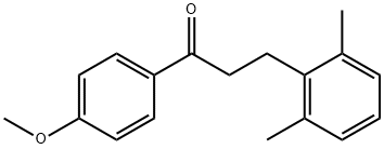 3-(2,6-DIMETHYLPHENYL)-4'-METHOXYPROPIOPHENONE Structure