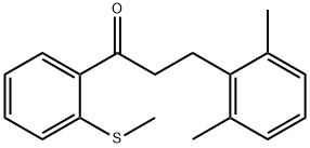 3-(2,6-DIMETHYLPHENYL)-2'-THIOMETHYLPROPIOPHENONE Structure