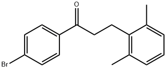 4'-BROMO-3-(2,6-DIMETHYLPHENYL)PROPIOPHENONE Structure