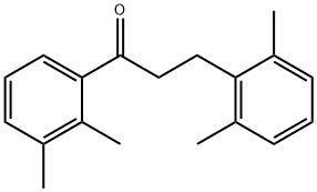 2',3'-DIMETHYL-3-(2,6-DIMETHYLPHENYL)PROPIOPHENONE Structure