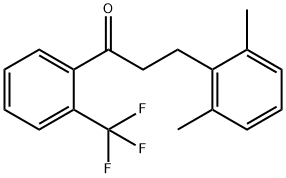 3-(2,6-DIMETHYLPHENYL)-2'-TRIFLUOROMETHYLPROPIOPHENONE Structure