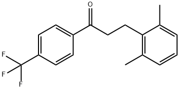 3-(2,6-DIMETHYLPHENYL)-4'-TRIFLUOROMETHYLPROPIOPHENONE Structure