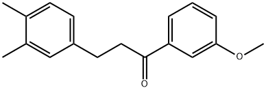 3-(3,4-DIMETHYLPHENYL)-3'-METHOXYPROPIOPHENONE Structure